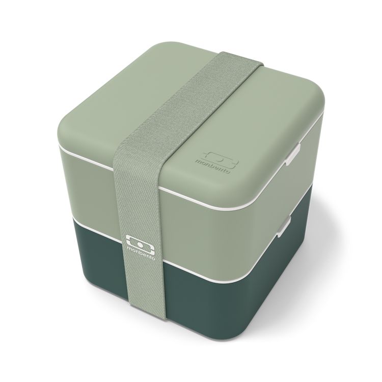 Original Square lunchbox 1,7L Natural Green / Monbento