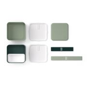 Original Square lunchbox 1,7L Natural Green / Monbento