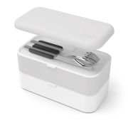 Sztućce na wynos w etui Slim Box Black / Monbento