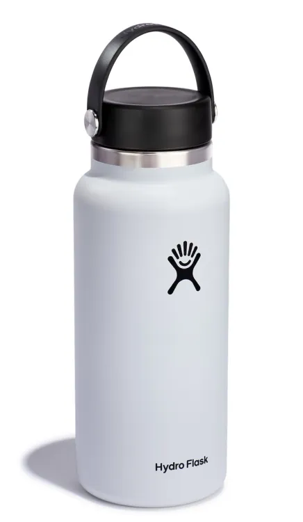 Butelka 32oz Wide Mouth 2.0 Flex Cap, White 946 ml / Hydro Flask
