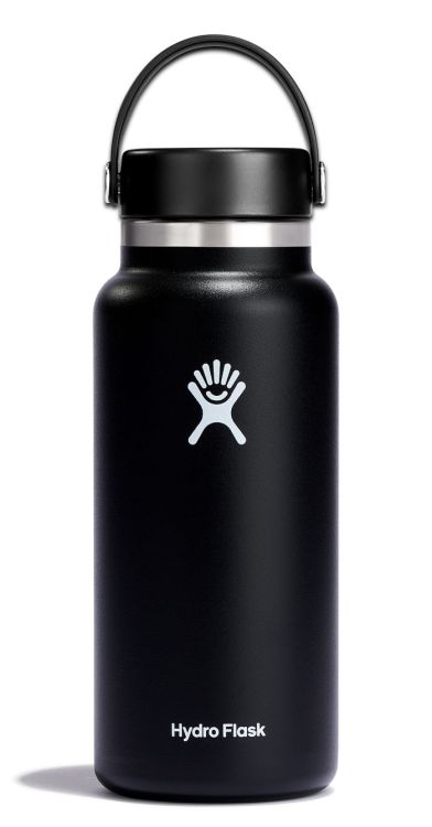 Butelka 32oz Wide Mouth Flex Cap, Black 946 ml / Hydro Flask