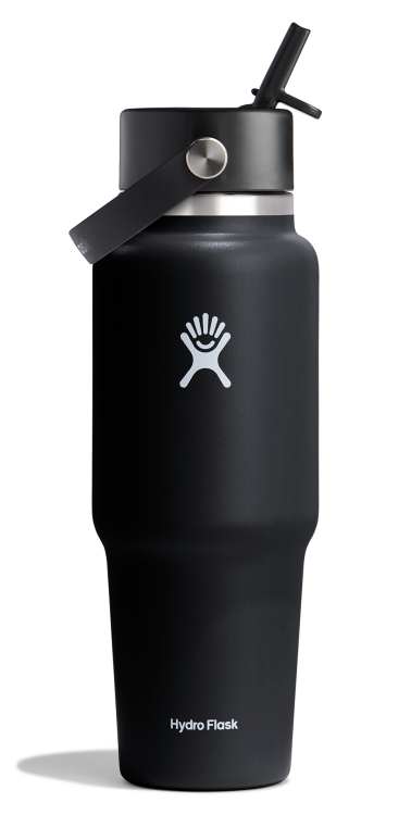 Butelka 32oz Wid Flex Straw Travel Bootle Black  / Hydro Flask