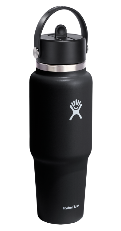 Butelka 32oz Wid Flex Straw Travel Bootle Black  / Hydro Flask