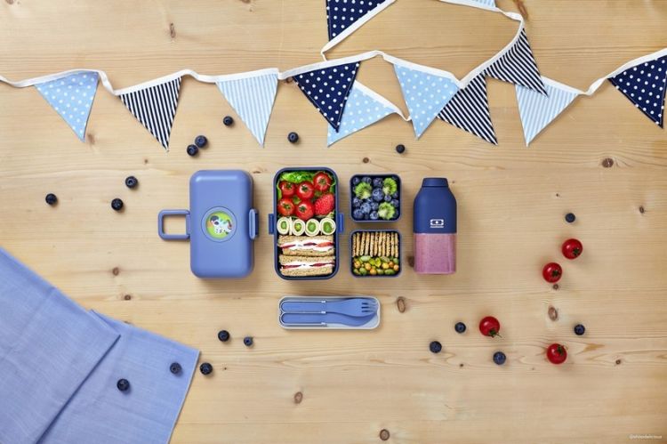 Sztućce podróżne Pocket Color, Blue Infinity / Monbento