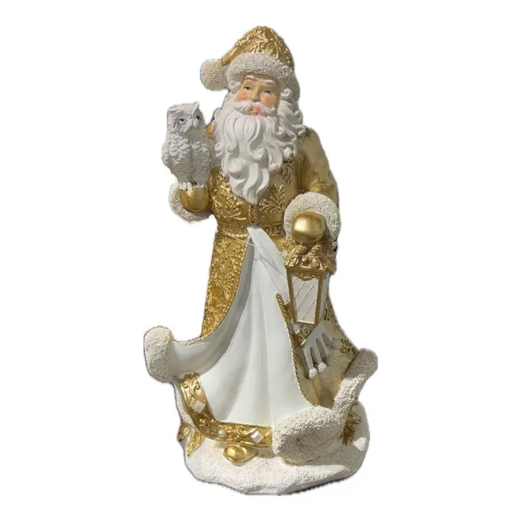 Św. Mikołaj z sową 26cm / Merry Moments