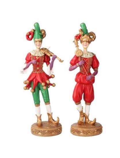 Zestaw 2 figurek Błaznów 39cm / Merry Moments