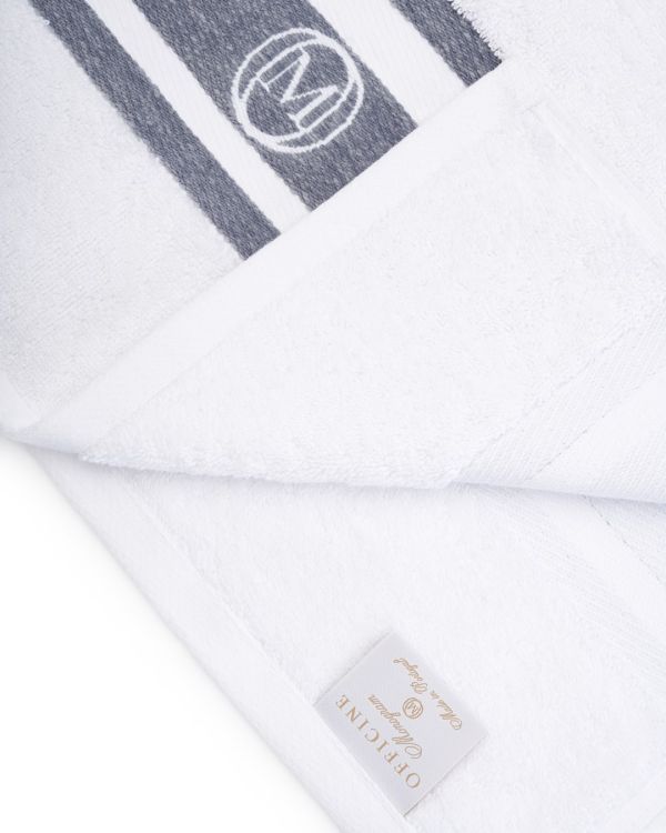 Ręcznik do rąk Monogram Linea 50x100cm b.szary / Officine Monogram