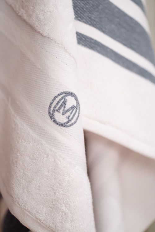 Ręcznik do rąk Monogram Linea 50x100cm b.szary / Officine Monogram