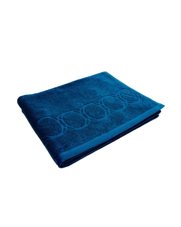Ręcznik kąpielowy Monogram Opus100x160cm morski / Officine Monogram