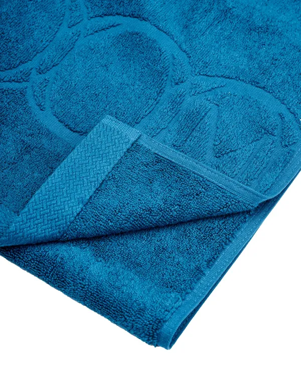 Ręcznik kąpielowy Monogram Opus100x160cm morski / Officine Monogram