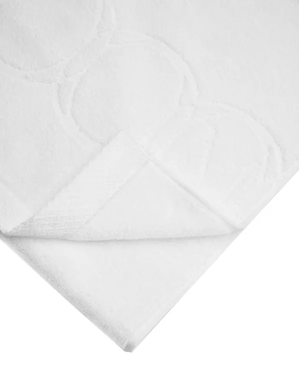 Ręcznik kąpielowy Monogram Opus 70x140cm biały / Officine Monogram