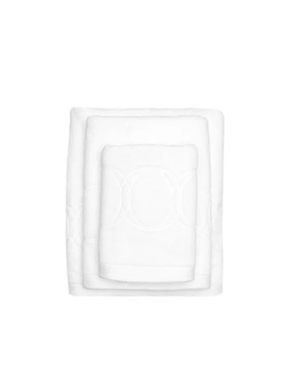 Ręcznik kąpielowy Monogram Opus 70x140cm biały / Officine Monogram
