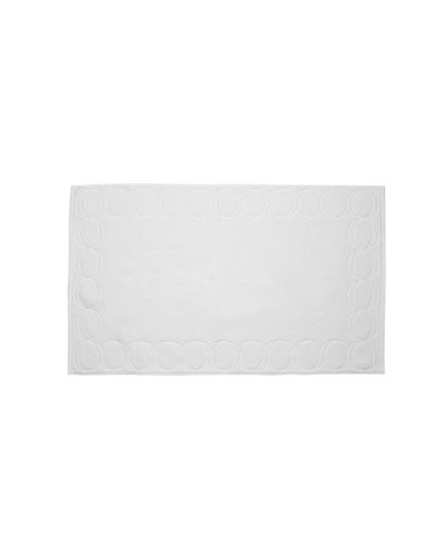 Dywanik łazienkowy Monogram Opus 60x100cm biały / Officine Monogram