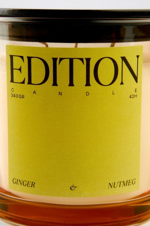 Świeca zapachowa 340g. Ginger and Nutmeg / Edition Fragrances