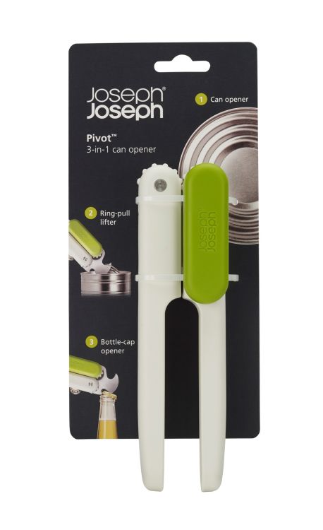 Narzędzie do otwierania 3w1 Pivot biało zielone / Joseph Joseph