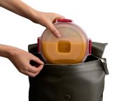 Zestaw 4 pojemników 1l okrągłych Nest Lock / Joseph Joseph