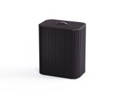 Kosz na pranie 90l bambus czarny Tota Twin Luxe / Joseph Joseph