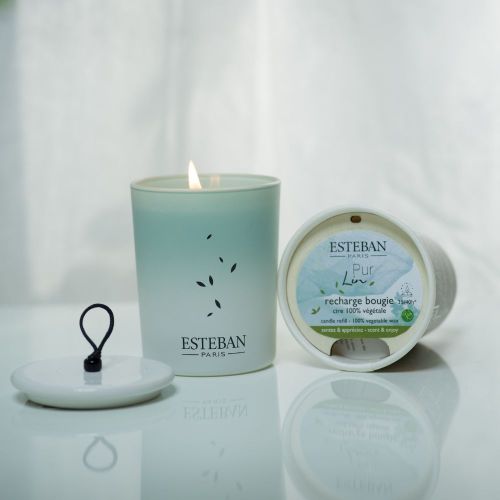 Świeca zapachowa dekoracyjna 180g Pur Lin / Esteban