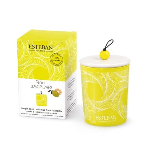 Świeca zapachowa dekoracyjna180g Terre dAgrumes / Esteban