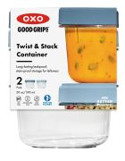 Zestaw 2pojemnikówM Twist and Stack Good Grips / OXO