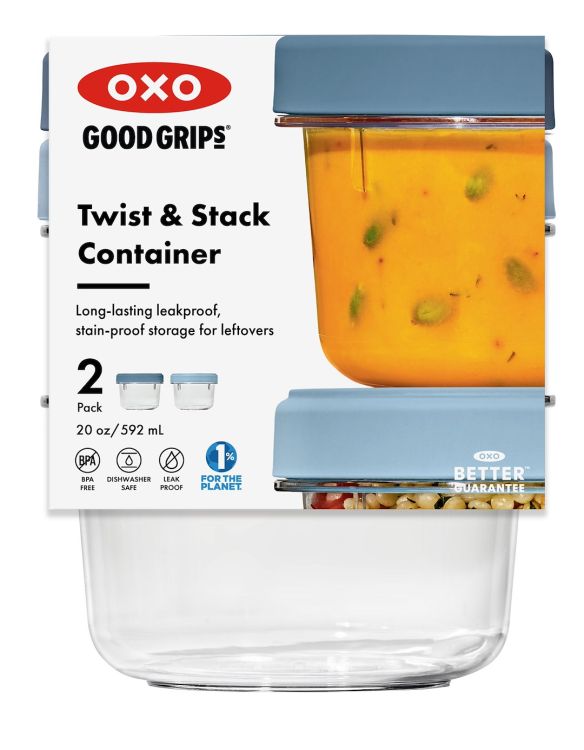 Zestaw 2pojemnikówM Twist and Stack Good Grips / OXO