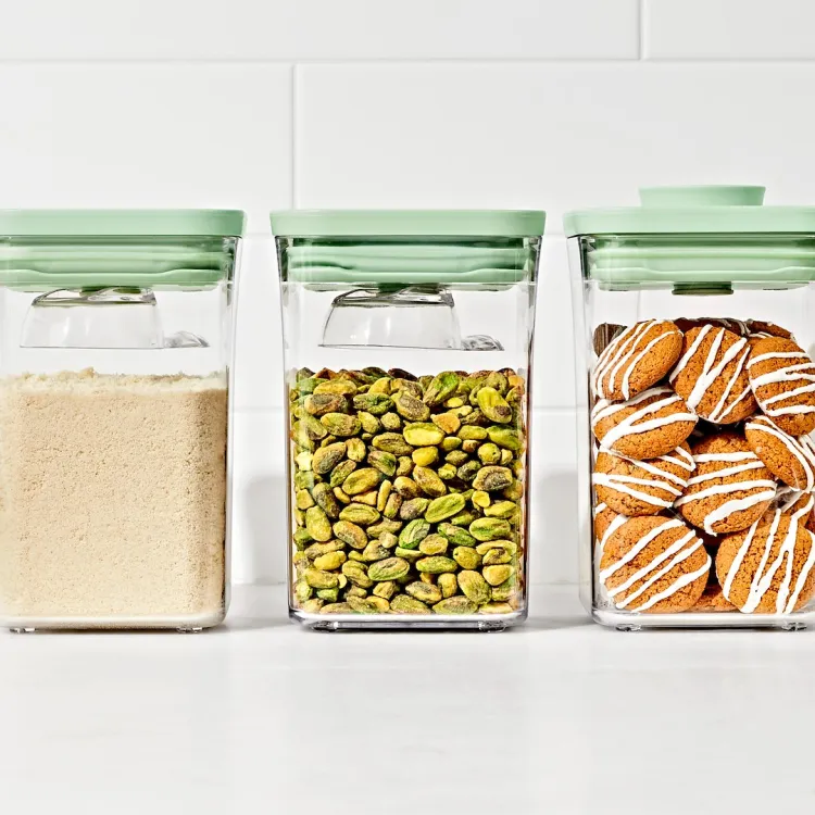 Zestaw 3 pojemników Pistachio Pop / OXO