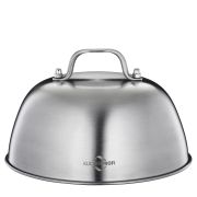 Pokrywka do grillowania burgerów Kuchenprofi BBQ, stal nierdzewna, śred. 16 x 9,5 cm