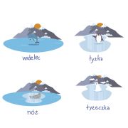 Sztućce dla dzieci Cilio Seaworld, 4 el.