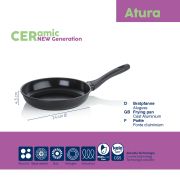 Patelnia z ceramiczną powłoką nieprzywierającą Kela Atura, śred. 24 cm
