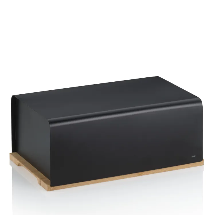 Chlebak Kela Kiril, metal/bambus, 38 x 23 x 16 cm