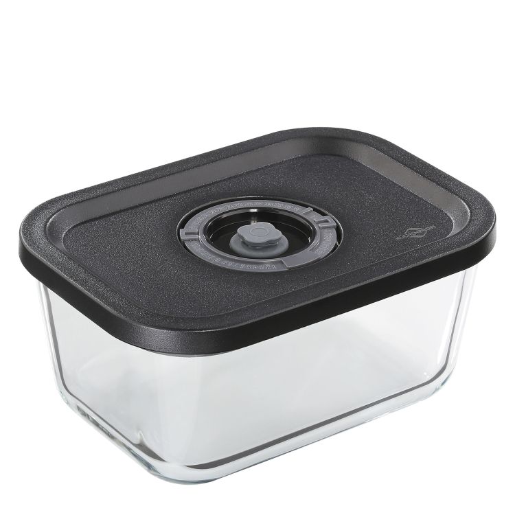 Pojemnik próżniowy z datownikiem Kuchenprofi Easyfresh, szkło borokrzemowe/tworzywo sztuczne, 0,8 l, 17 x 12 x 8 cm