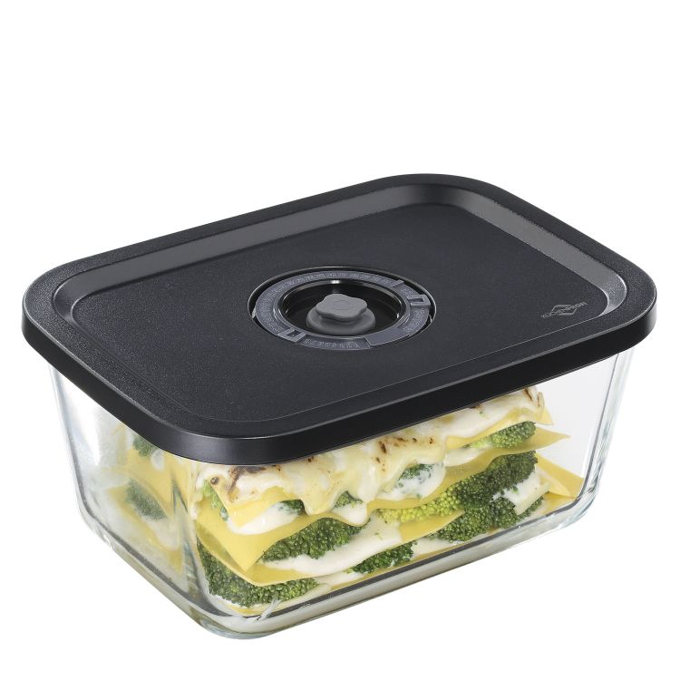 Pojemnik próżniowy z datownikiem Kuchenprofi Easyfresh, szkło borokrzemowe/tworzywo sztuczne, 1,4 l, 20 x 14 x 9 cm