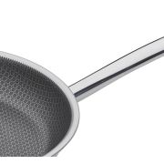 Patelnia z powłoką nieprzywierającą Spring Vulcano Cut Resist Pure, śred. 24 cm, stal nierdzewna 18/0