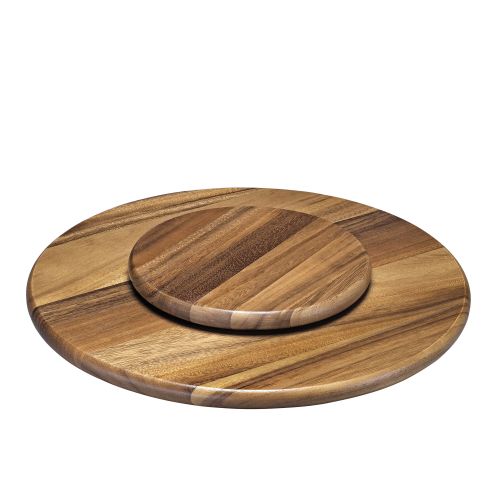 Obrotowa deska do serwowania typu "lazy susan" Spring Fondue, drewno akacji, śred. 40,5 cm