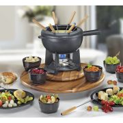 Obrotowa deska do serwowania typu "lazy susan" Spring Fondue, drewno akacji, śred. 40,5 cm