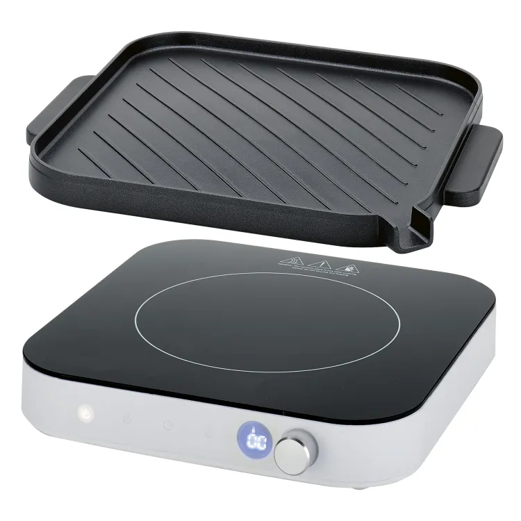 Kuchenka indukcyjna z płytą grillową Spring Elektro Line, 33 x 28 x 8 cm