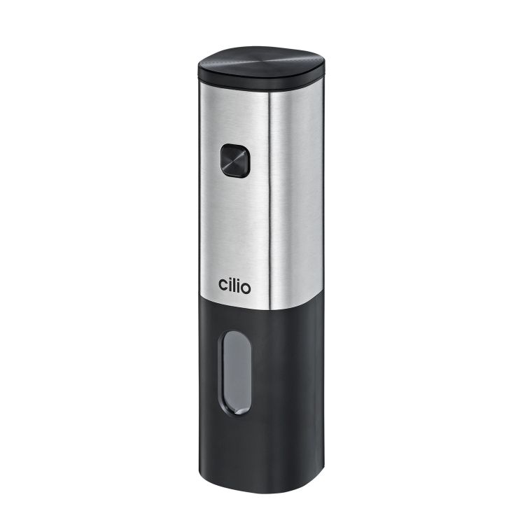 Zestaw 2 młynków elektrycznych na podstawie ładującej Cilio Tivoli, 15,5 x 8 x 19,5 cm