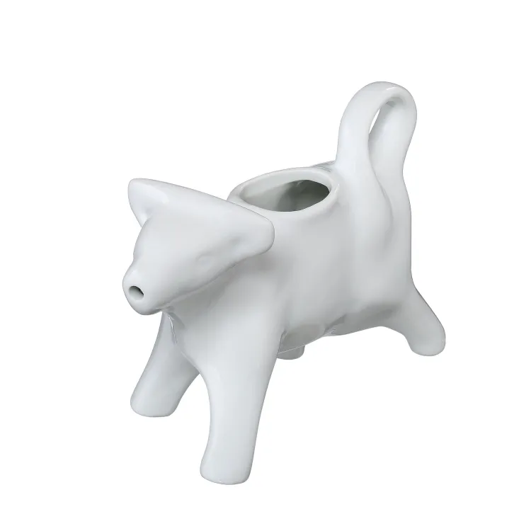 Mlecznik w kształcie krówki Cilio, porcelana, 125 ml, 15,5 x 4,5 x 8,5 cm
