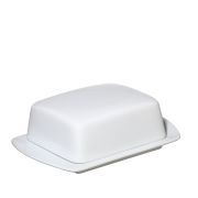 Maselniczka Cilio, porcelana, 19 x 13 x 5,5 cm, biała