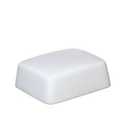 Maselniczka Cilio, porcelana, 19 x 13 x 5,5 cm, biała
