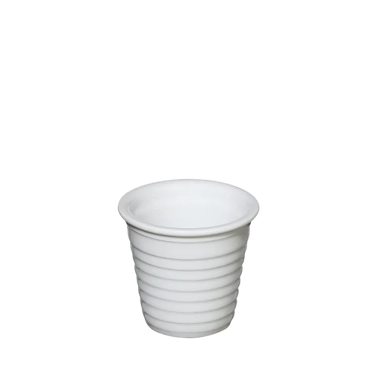 Kubek do espresso Cilio, porcelana, 0,05 l, śred. 5,5 x 5 cm, biały