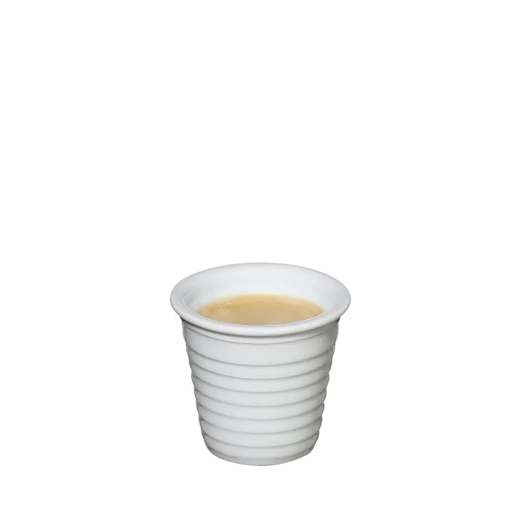 Kubek do espresso Cilio, porcelana, 0,05 l, śred. 5,5 x 5 cm, biały