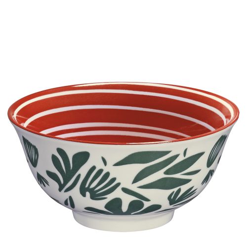 Miseczka Cilio Amici, porcelana, śred. 18 cm, 0,85 l, liście