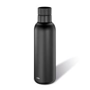 Butelka termiczna Cilio Deluxe, stal nierdzewna, 0,45 l, śred. 7 x 23 cm, czarna