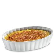 Zestaw do creme brulee Kuchenprofi Eco, 5 el., palnik + 4 porcelanowe miseczki
