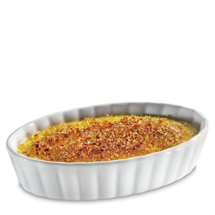 Zestaw do creme brulee Kuchenprofi Eco, 5 el., palnik + 4 porcelanowe miseczki