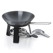 Mini-wok z podgrzewaczem Kela Joy, stal, śred. 18 cm