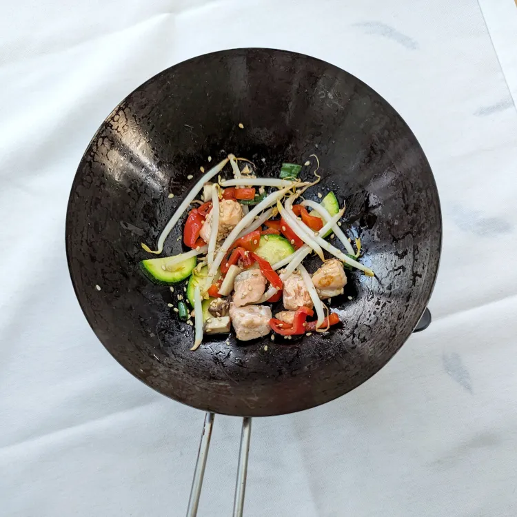 Mini-wok z podgrzewaczem Kela Joy, stal, śred. 18 cm