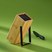 Blok na noże Kela Kiril, bambus, 20 x 10 x 24 cm