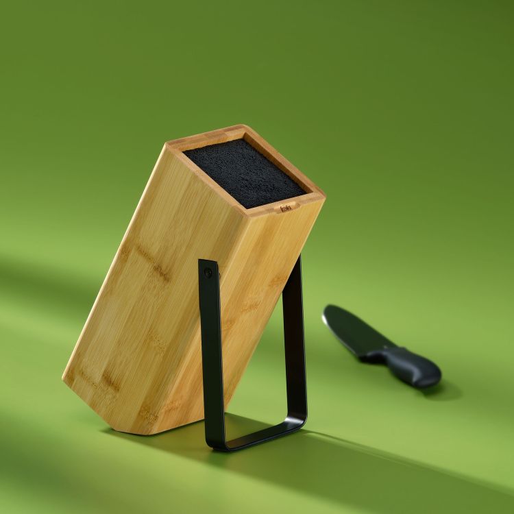 Blok na noże Kela Kiril, bambus, 20 x 10 x 24 cm